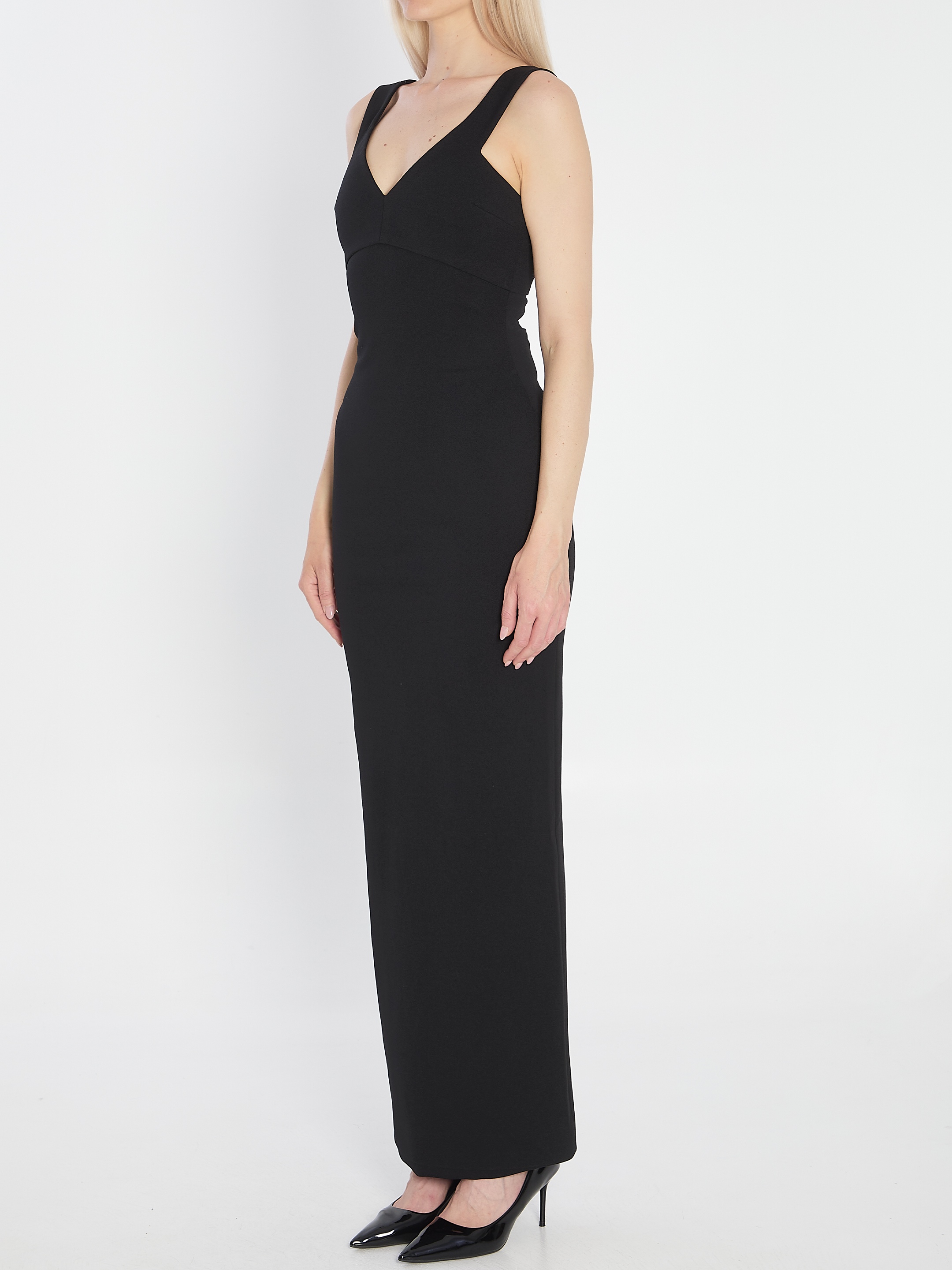 [Solace London] Sleeveless dress FW25 OS44044__BLACK