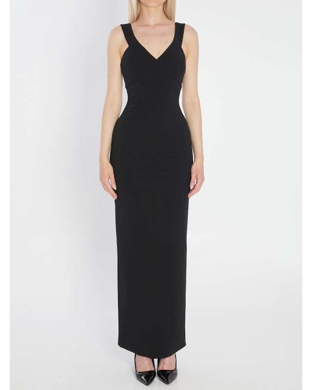 [Solace London] Sleeveless dress FW25 OS44044__BLACK