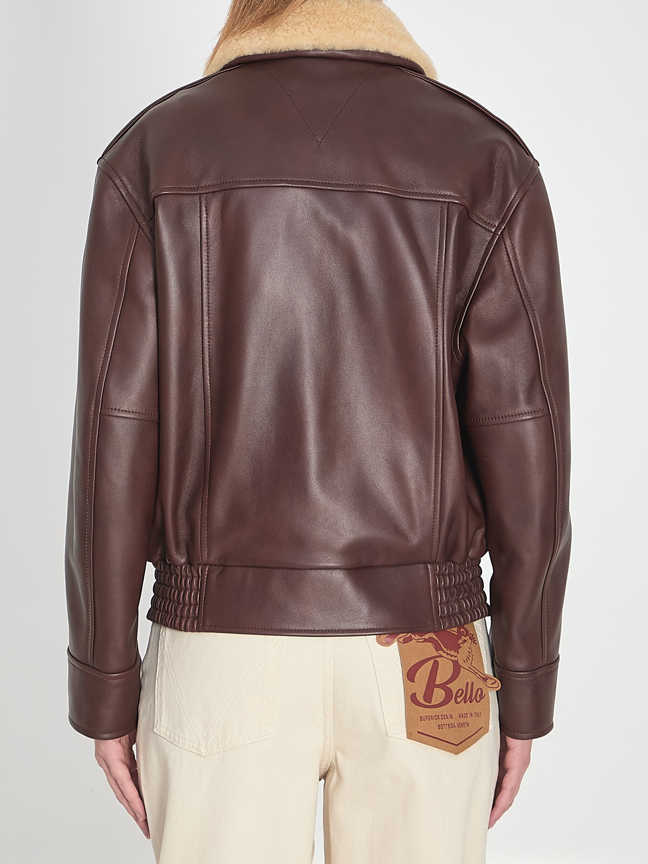 [Bottega Veneta] Leather Jacket FW25 832380_V5MF0_2107