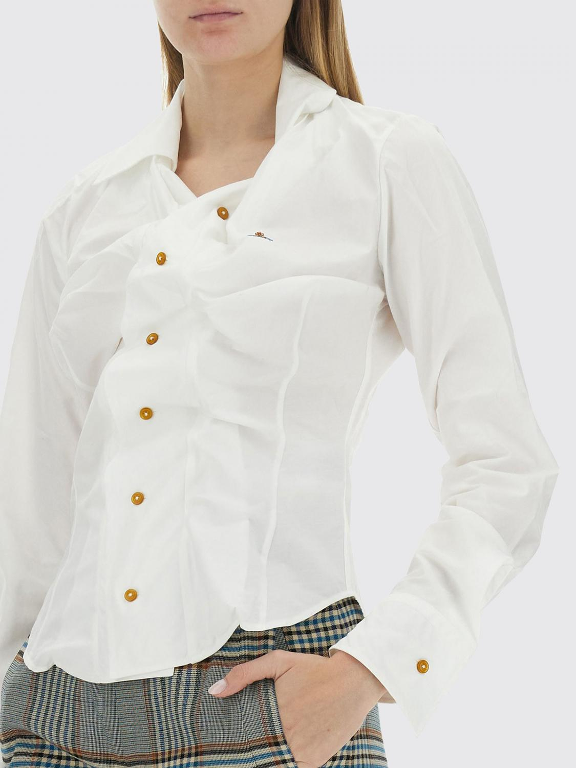 [Vivienne Westwood] Shirts Long Sleeve SS26 1501000CW009Q A401