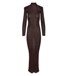 [Self-portrait] Long sleeve dress FW25 SS25-945X-BRBROWN