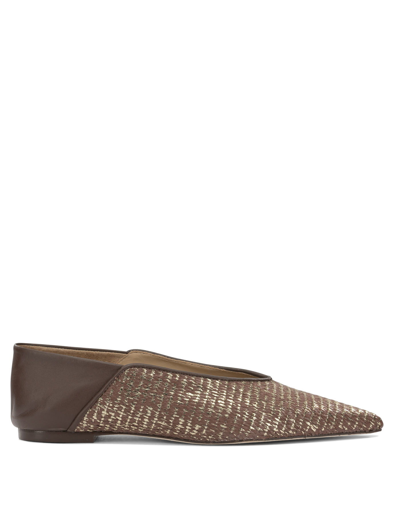 [Ammb Milano] Flat shoes SS26 7110028PALHA CAFFENAPPA CAFFE