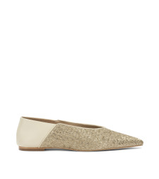 [Ammb Milano] Flat shoes SS26 7110028PALHA LIGHT GOLDNAPPA BUTTER
