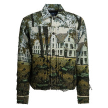 [Junya Watanabe MAN] Jacket SS26 WQ-J030-S261 GRN/BK/LGTBLU