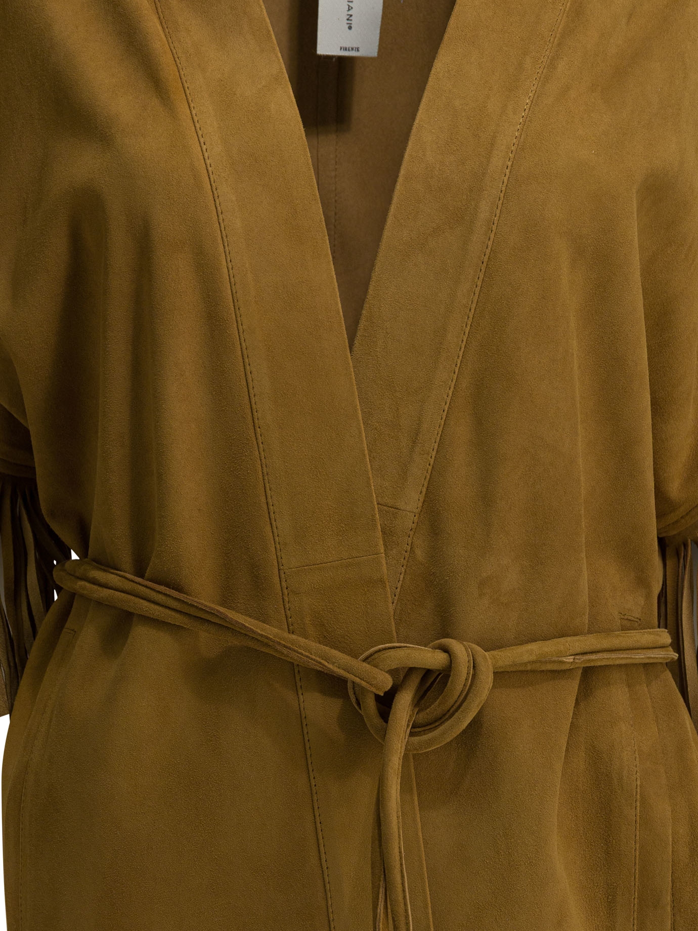 [FURLING BY GIANI] Jacket SS26 MARTA/FR+BELTSUEDE BGIRASOLE