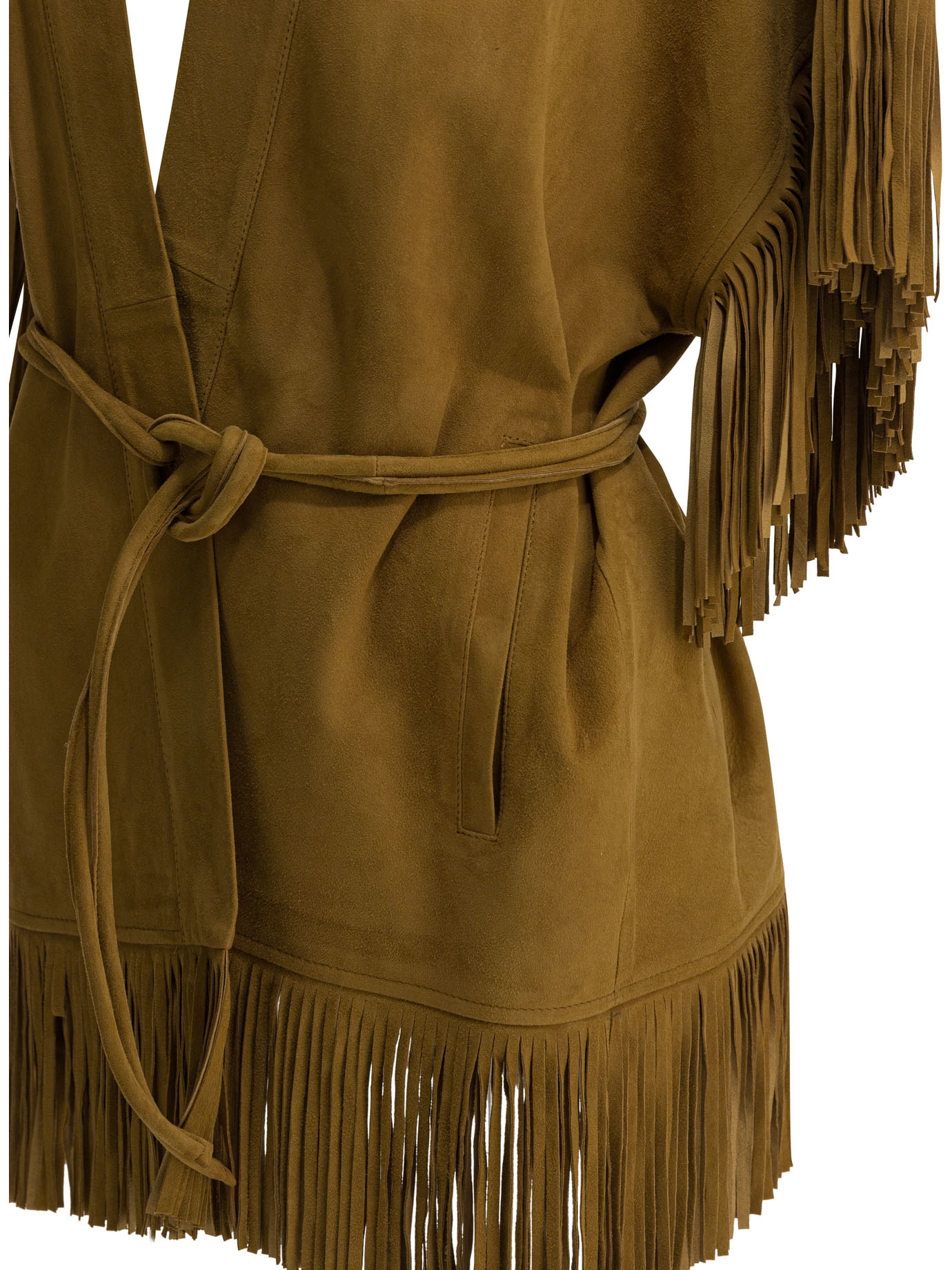 [FURLING BY GIANI] Jacket SS26 MARTA/FR+BELTSUEDE BGIRASOLE
