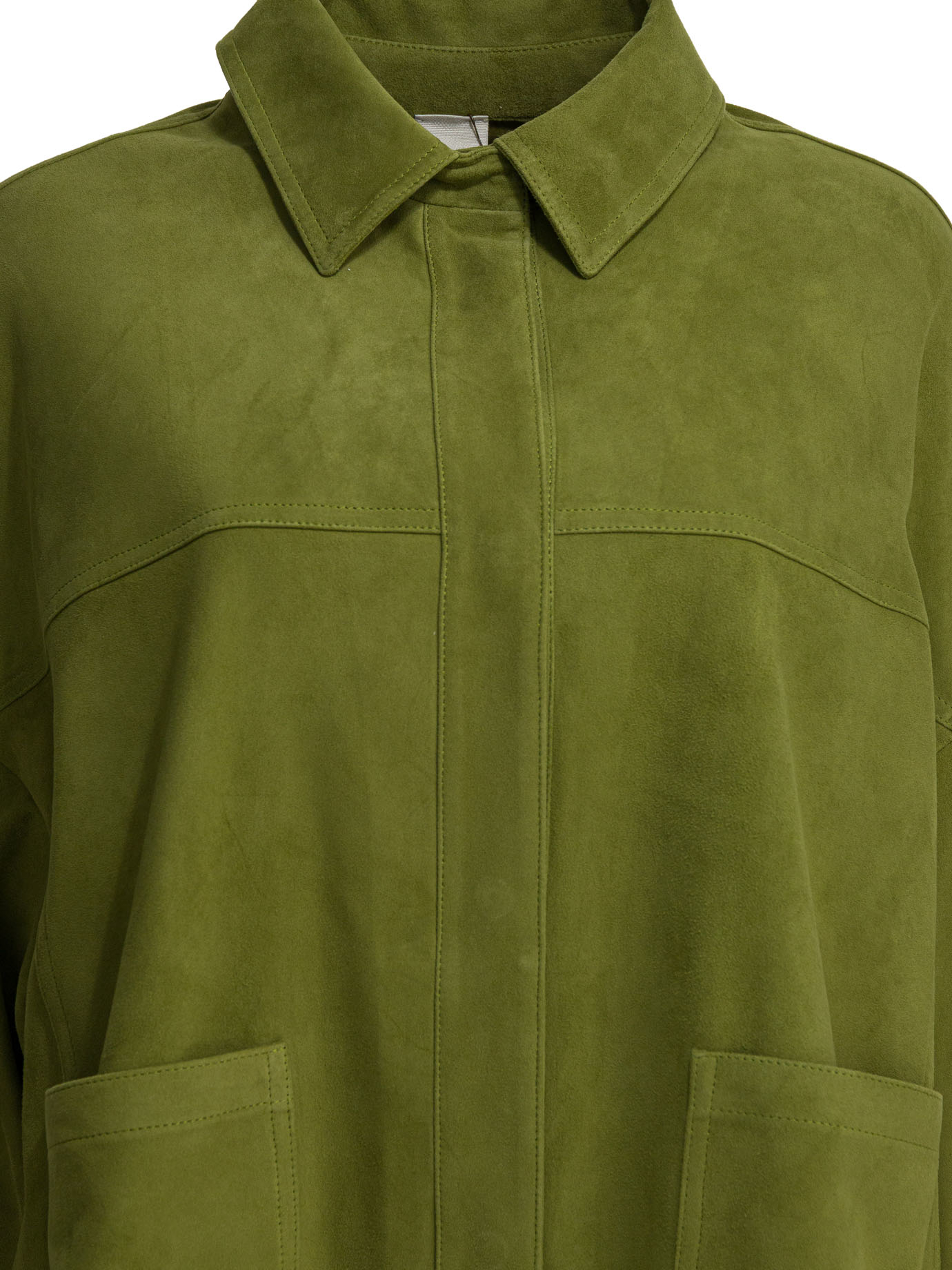 [FURLING BY GIANI] Jacket SS26 PIANOSASUEDE BGREEN PEPPER