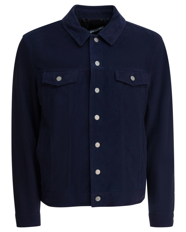 [Altum] Jacket SS26 TRUCKER_SUEDE_BLUE