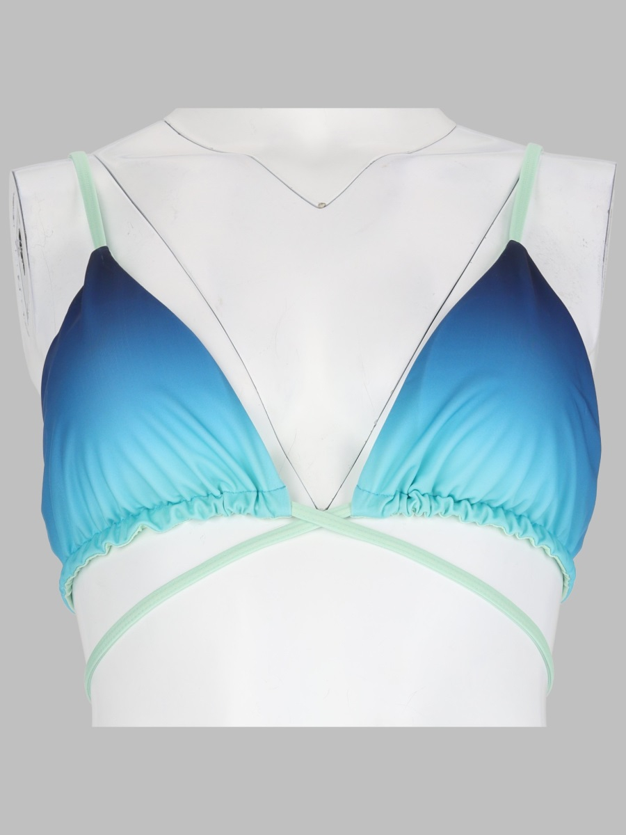 [Casablanca] Swimsuit FW26 W-PF26-SWM-083_01BLUE/GREENGRADIENT