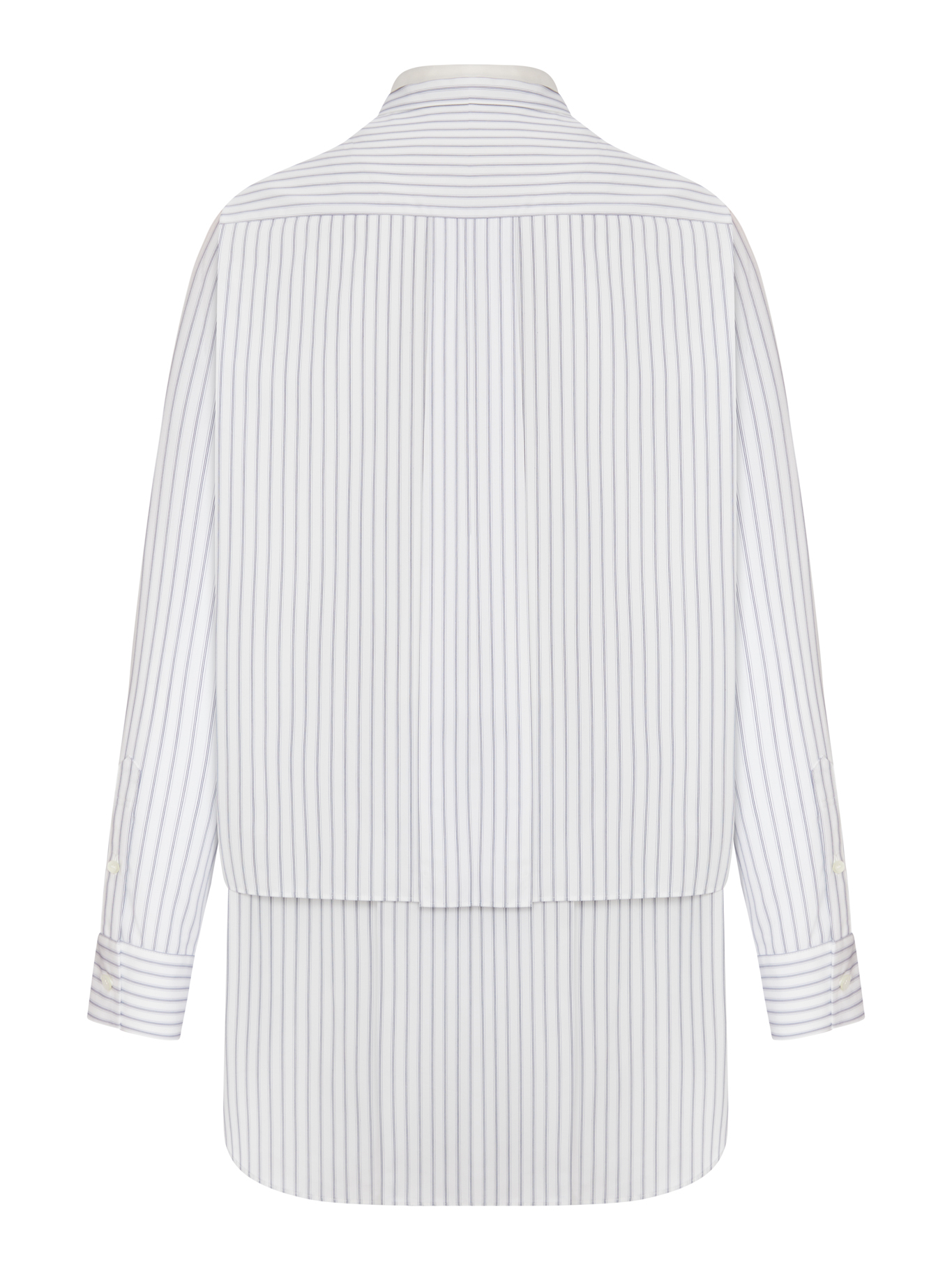 [Sacai] Long sleeve dress FW26 2608615817 OFF WHITE STRIPE