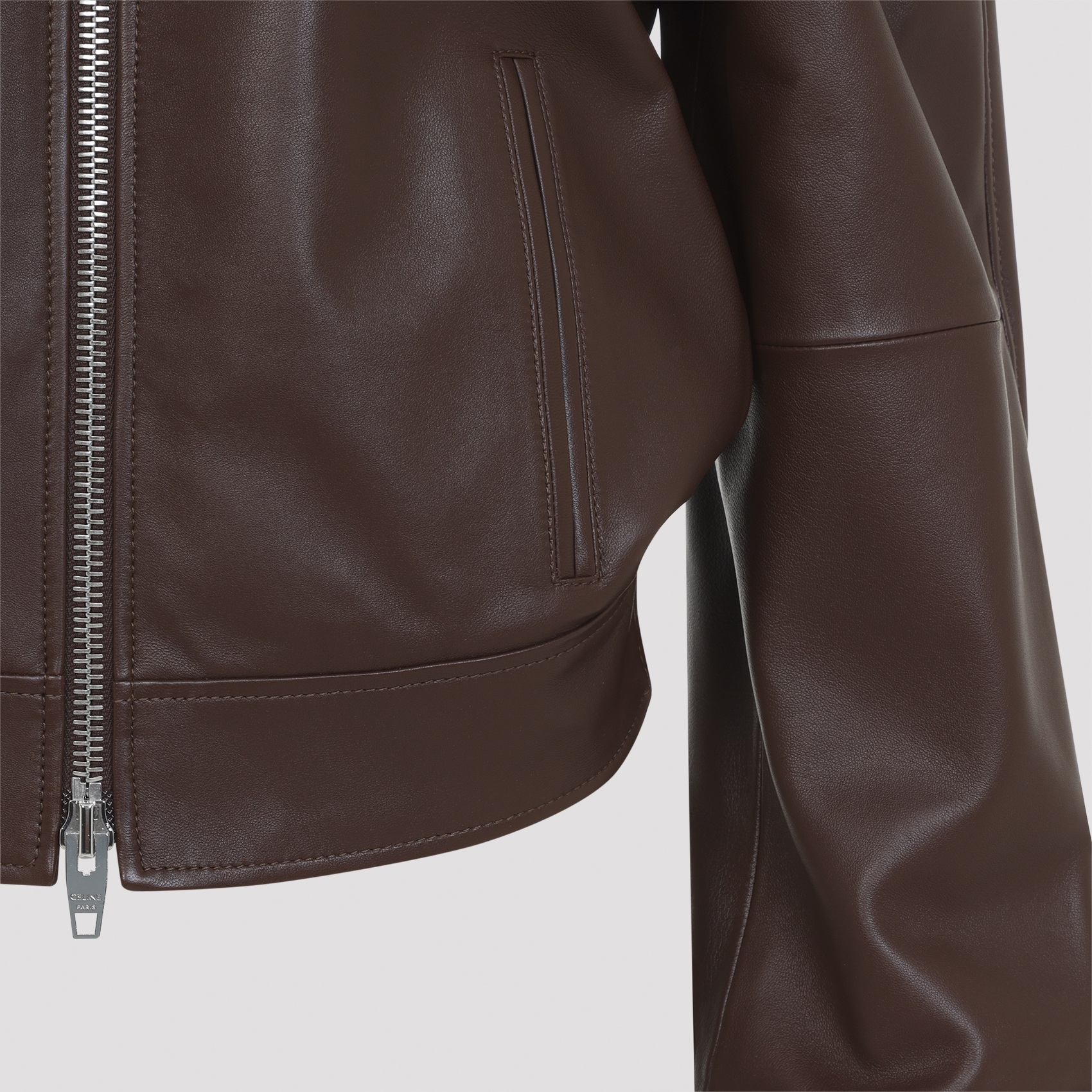 [Celine] Leather Jacket FW26 RV0Y6282D