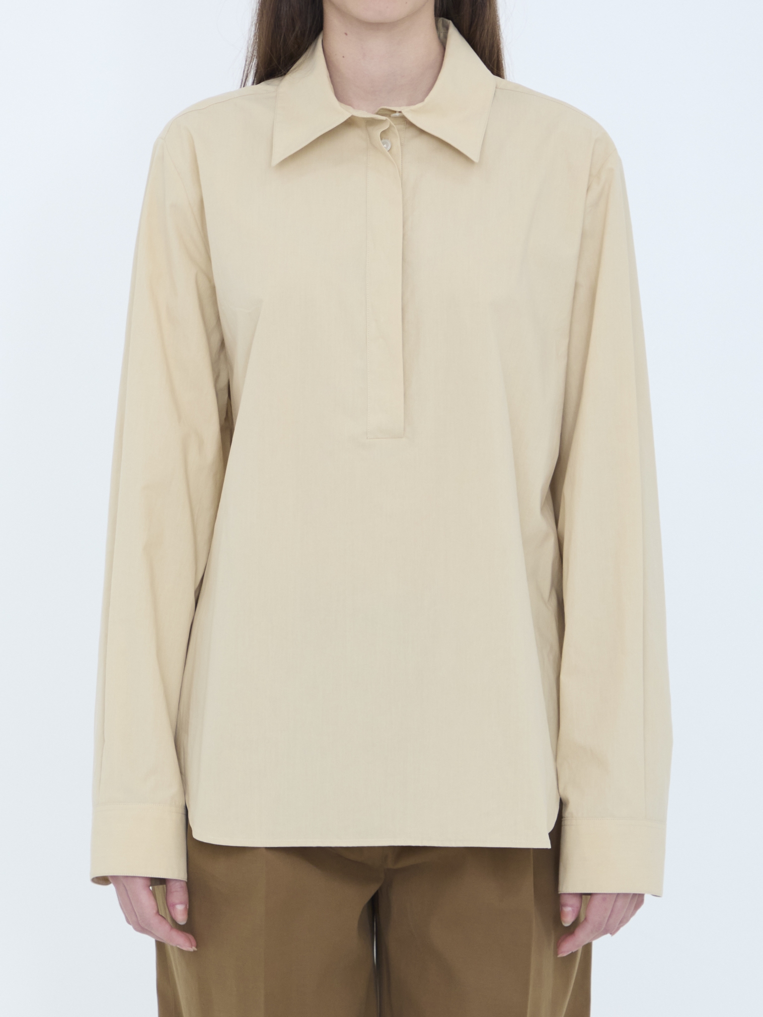 [THE ROW] Shirts Long Sleeve FW25 10303_W4075_SAN