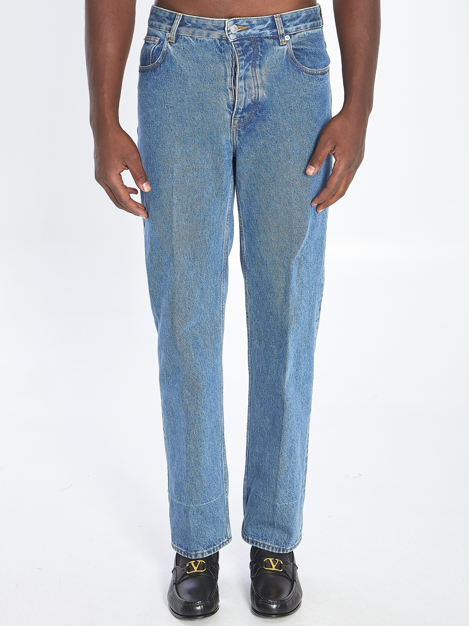 [Valentino Garavani] Jeans FW25 7V3DE04Q_B0W_558