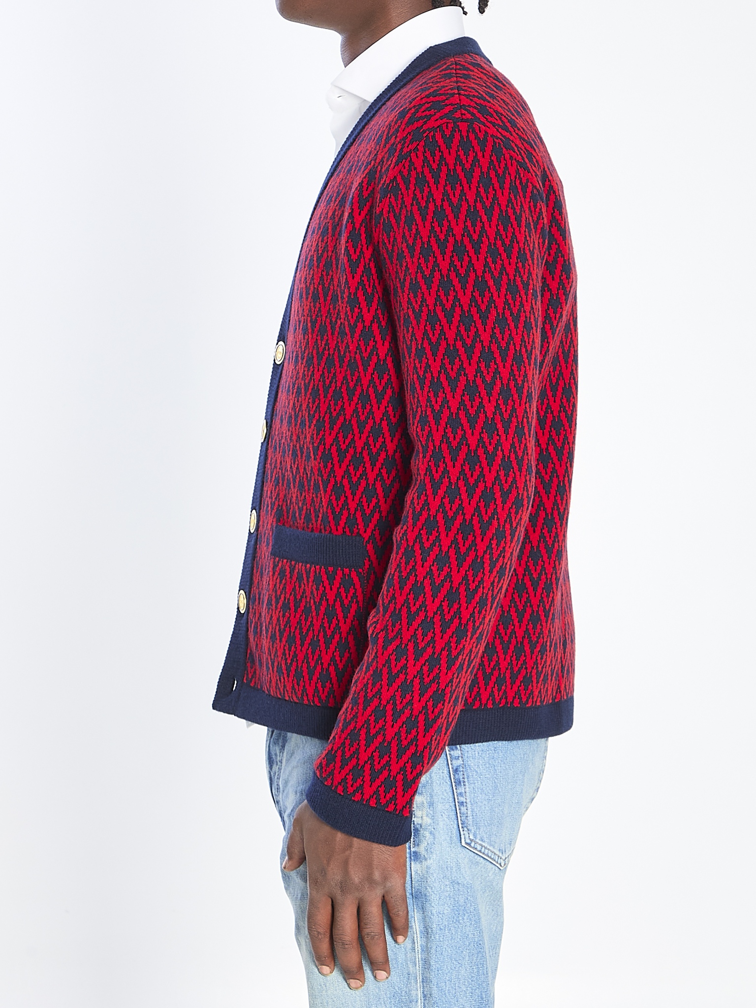 [Valentino Garavani] Cardigan FW25 7V3KA04I_AR1_BR5