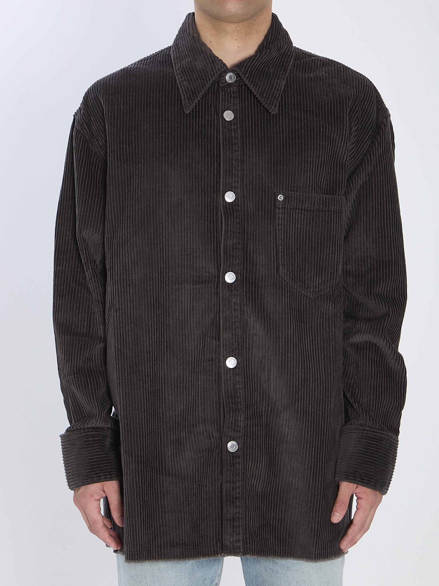 [Ami Paris] Shirts Long Sleeve FW25 USH793_CO0131_020