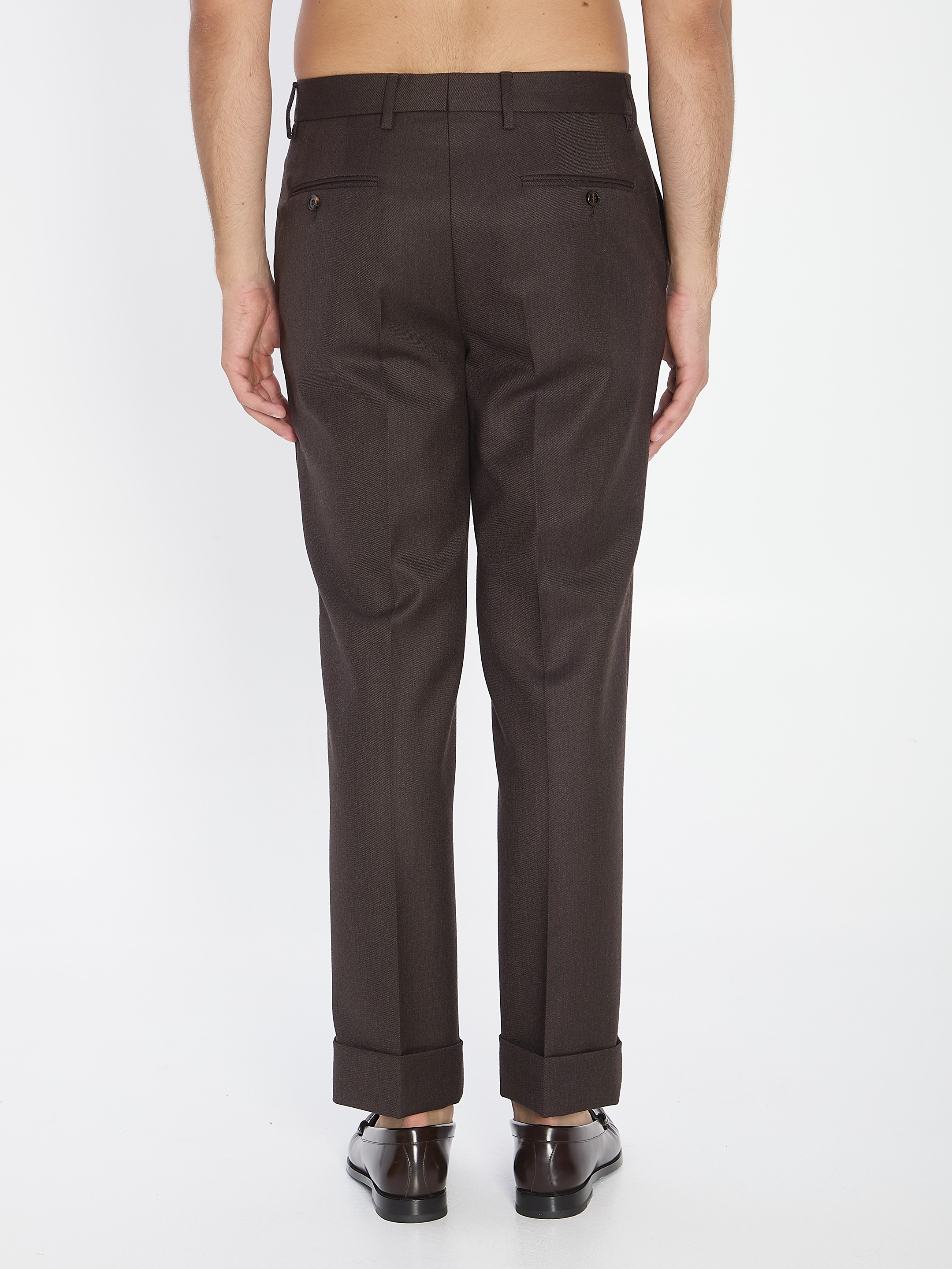 [Burberry] Trousers FW25 8115552__BROWN