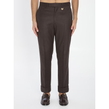 [Burberry] Trousers FW25 8115552__BROWN