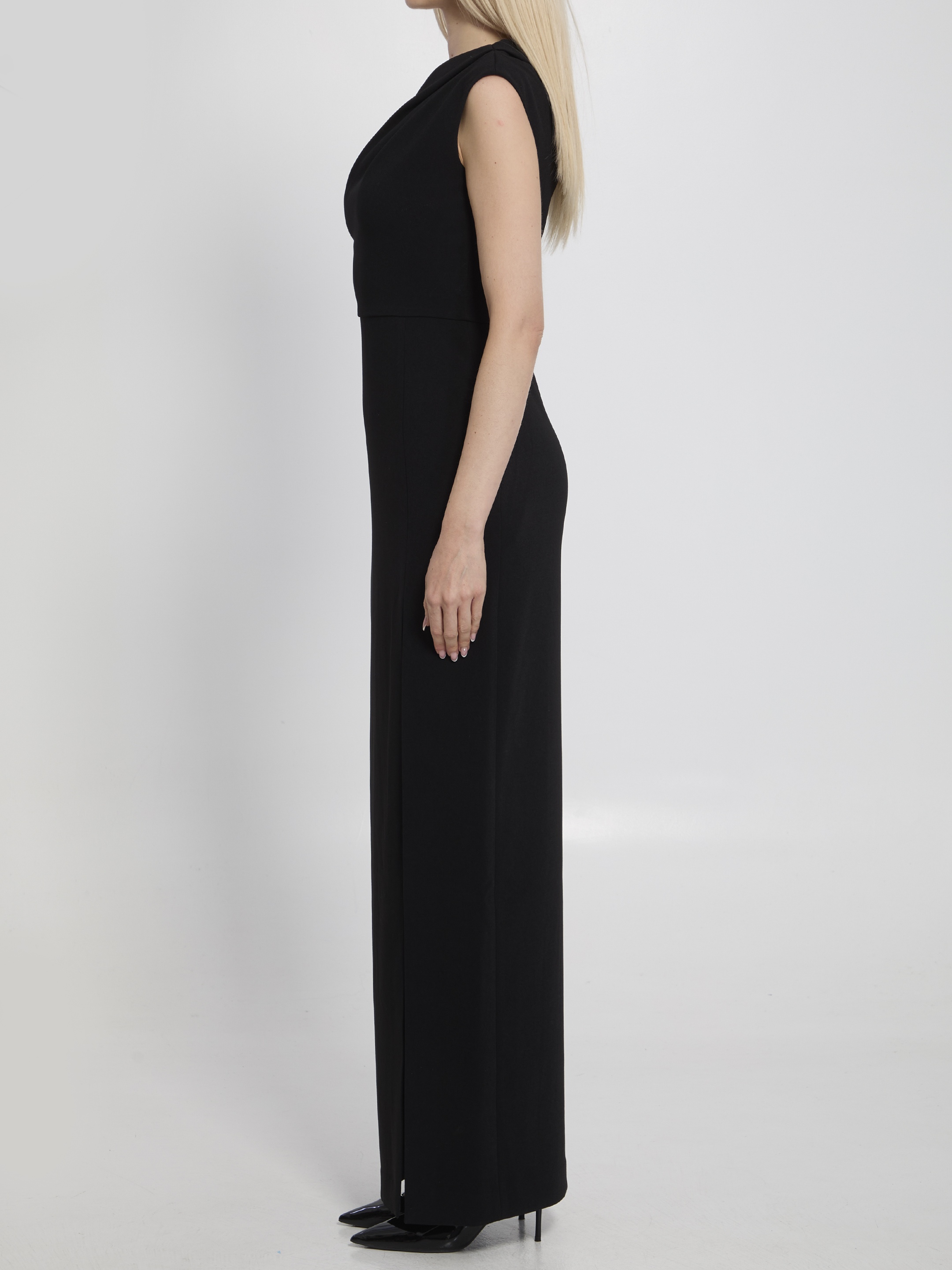 [Solace London] Sleeveless dress FW25 OS45020__BLACK