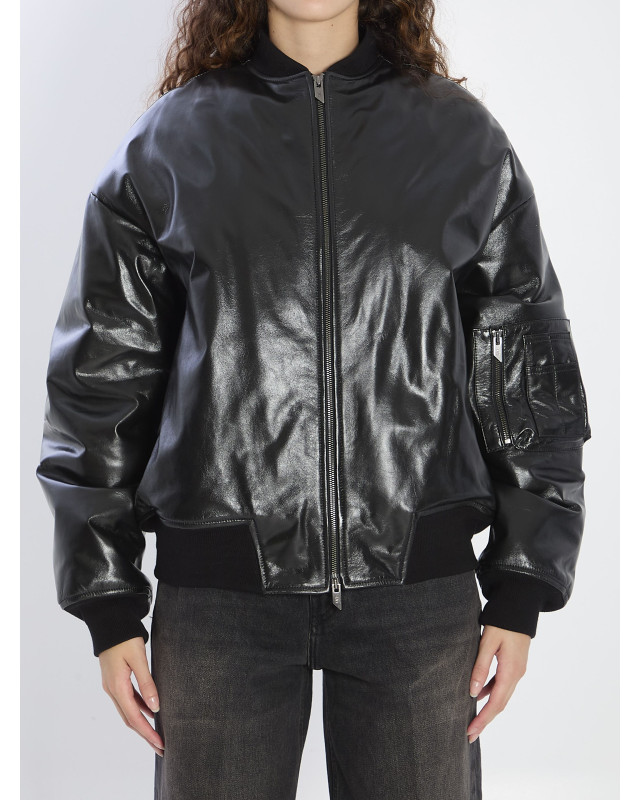[SALVATORE SANTORO] Leather Jacket FW25 49071__BLACK
