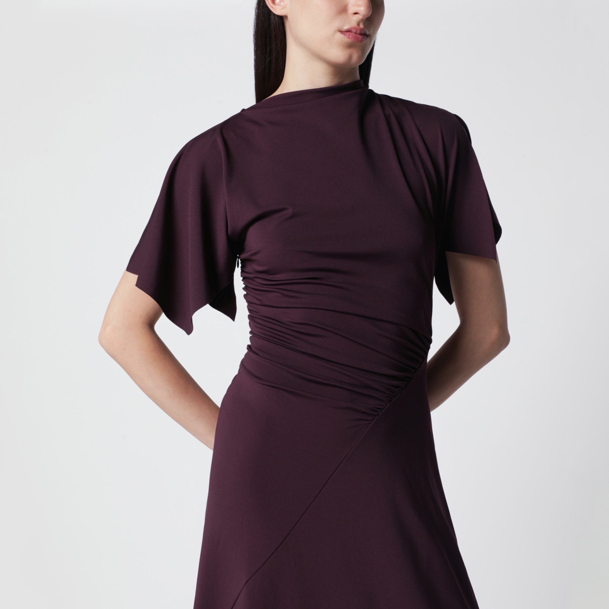 [VICTORIA BECKHAM] Short sleeve dress FW26 1326JDR007350APL