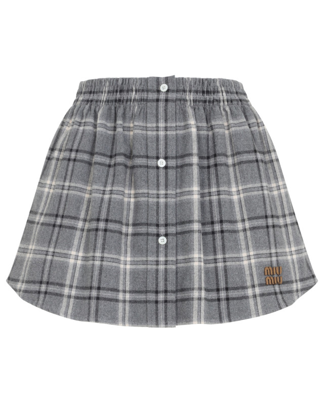 [Miu Miu] Mini skirt SS26 MG2603SOOO.1807