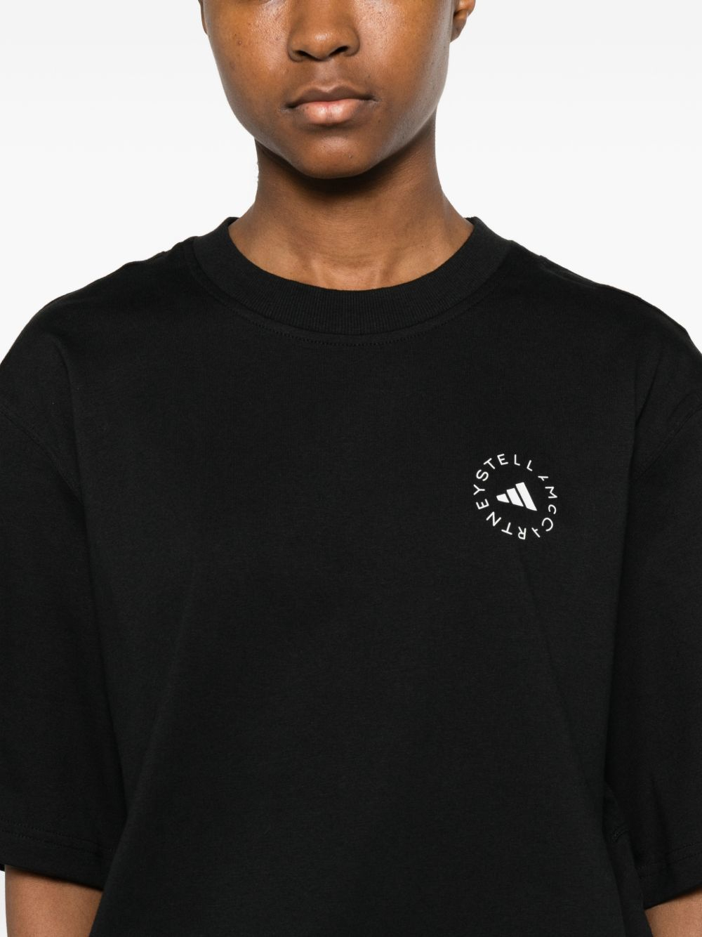 [Adidas By Stella McCartney] T-shirts Short Sleeve SS26 KA9549BLACK