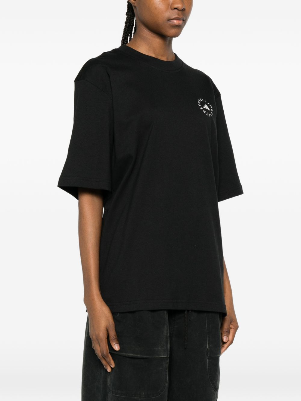 [Adidas By Stella McCartney] T-shirts Short Sleeve SS26 KA9549BLACK