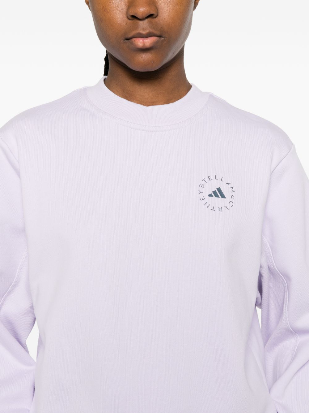 [Adidas By Stella McCartney] Sweatshirt SS26 JZ0672PRPTNT