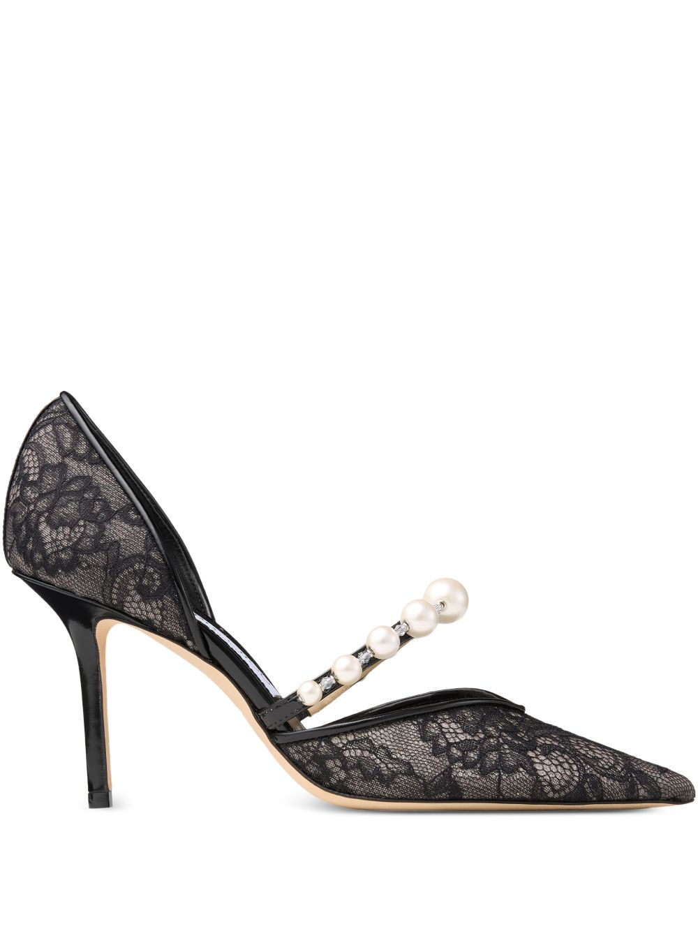 [Jimmy Choo] Pumps SS26 AURELIE85DRJBLACK/WHITE