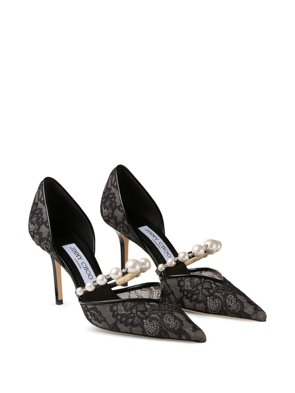 [Jimmy Choo] Pumps SS26 AURELIE85DRJBLACK/WHITE