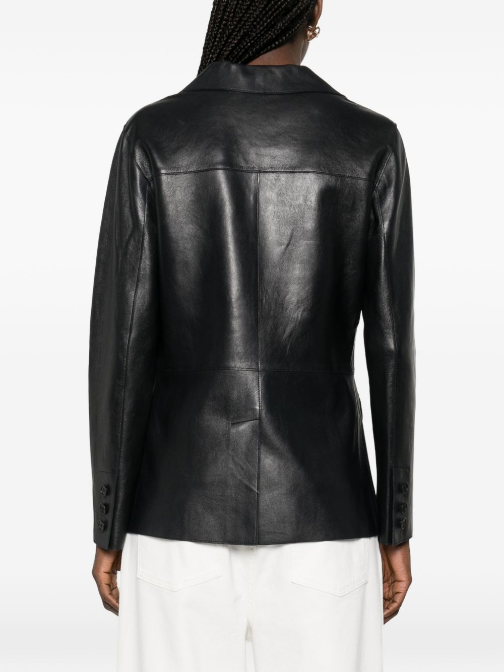 [PAROSH] Leather Jacket SS26 D431811MACIOCK26012