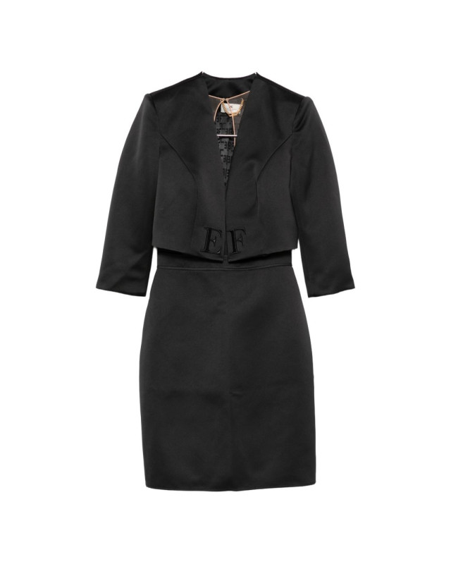 [ELISABETTA FRANCHI] Long sleeve dress SS26 TB00161E2110