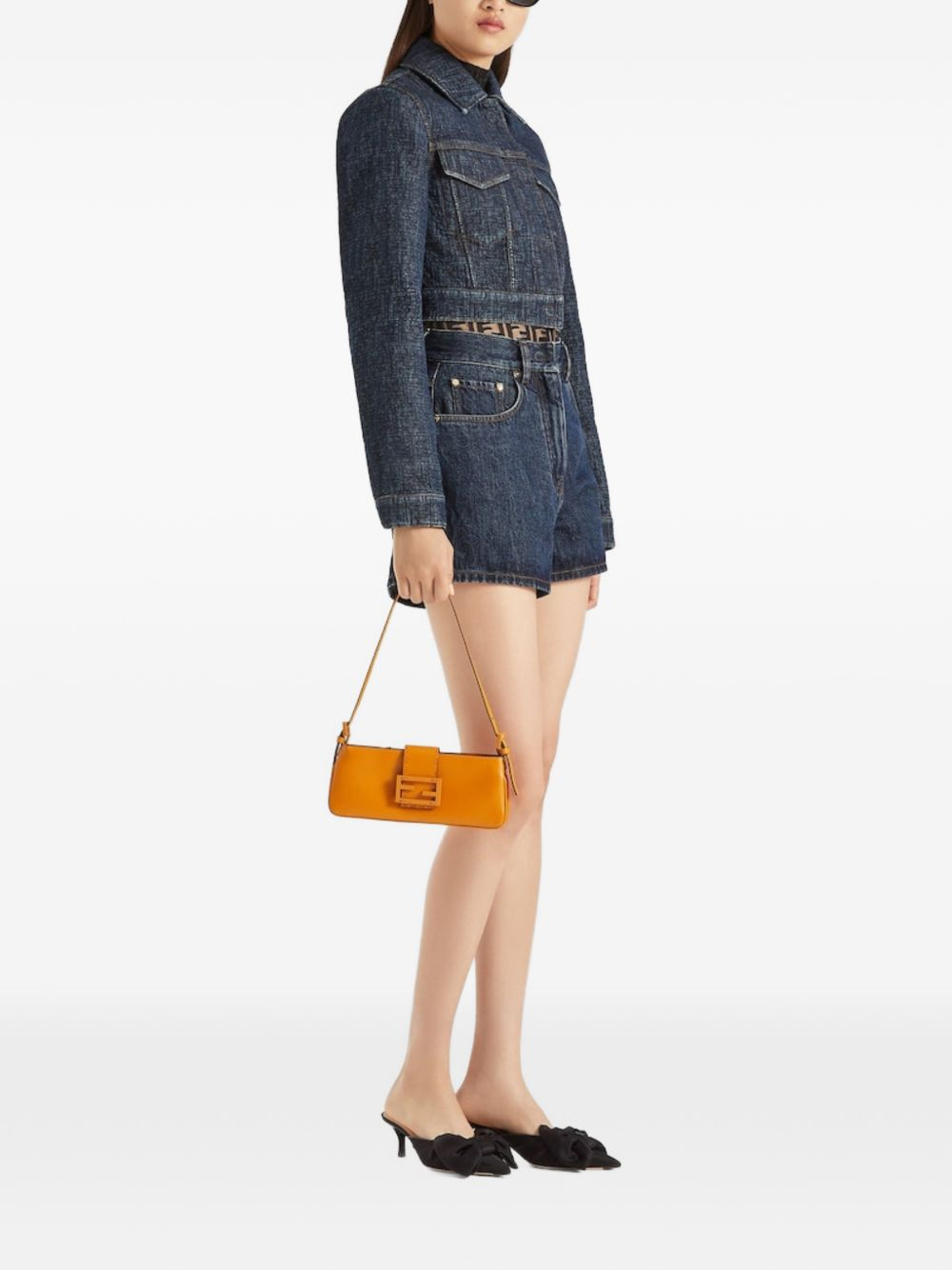 [Fendi] Denim Jacket SS26 FLF834AW82F1UKI