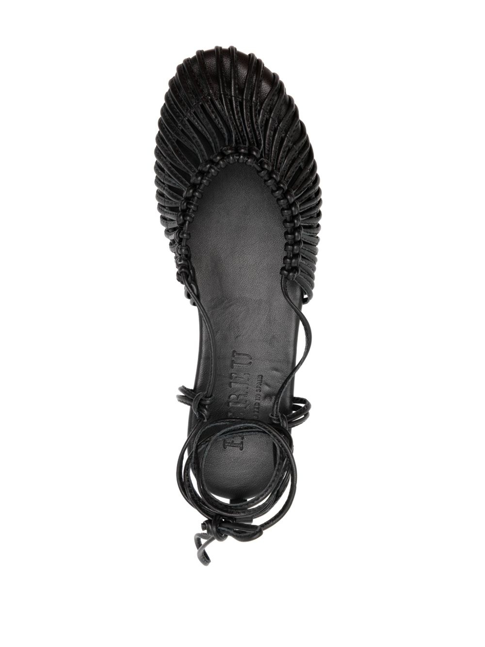 [HEREU] Flat shoes SS26 MANTWFS24BLACK