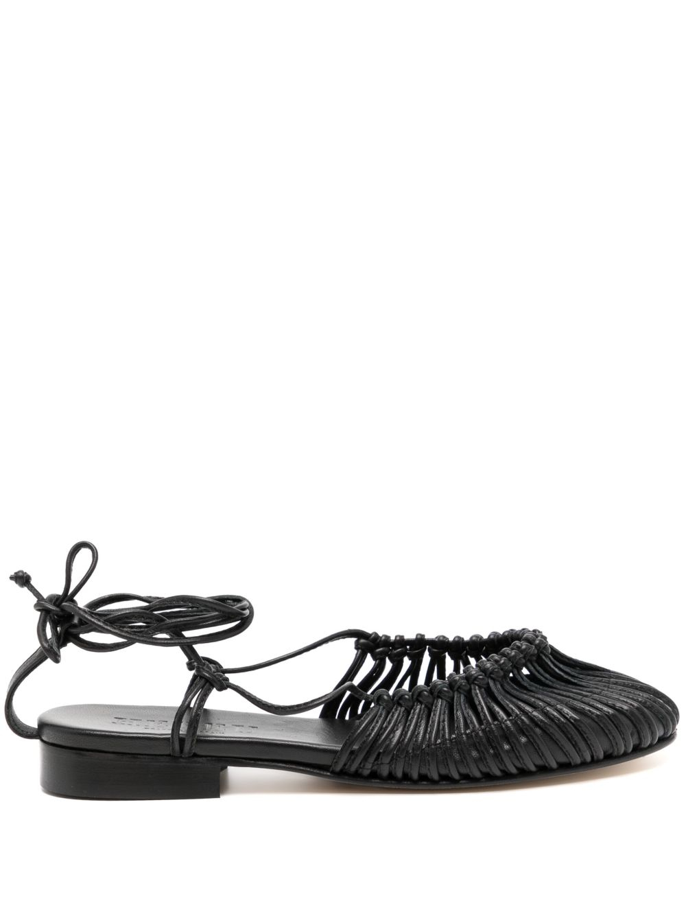 [HEREU] Flat shoes SS26 MANTWFS24BLACK