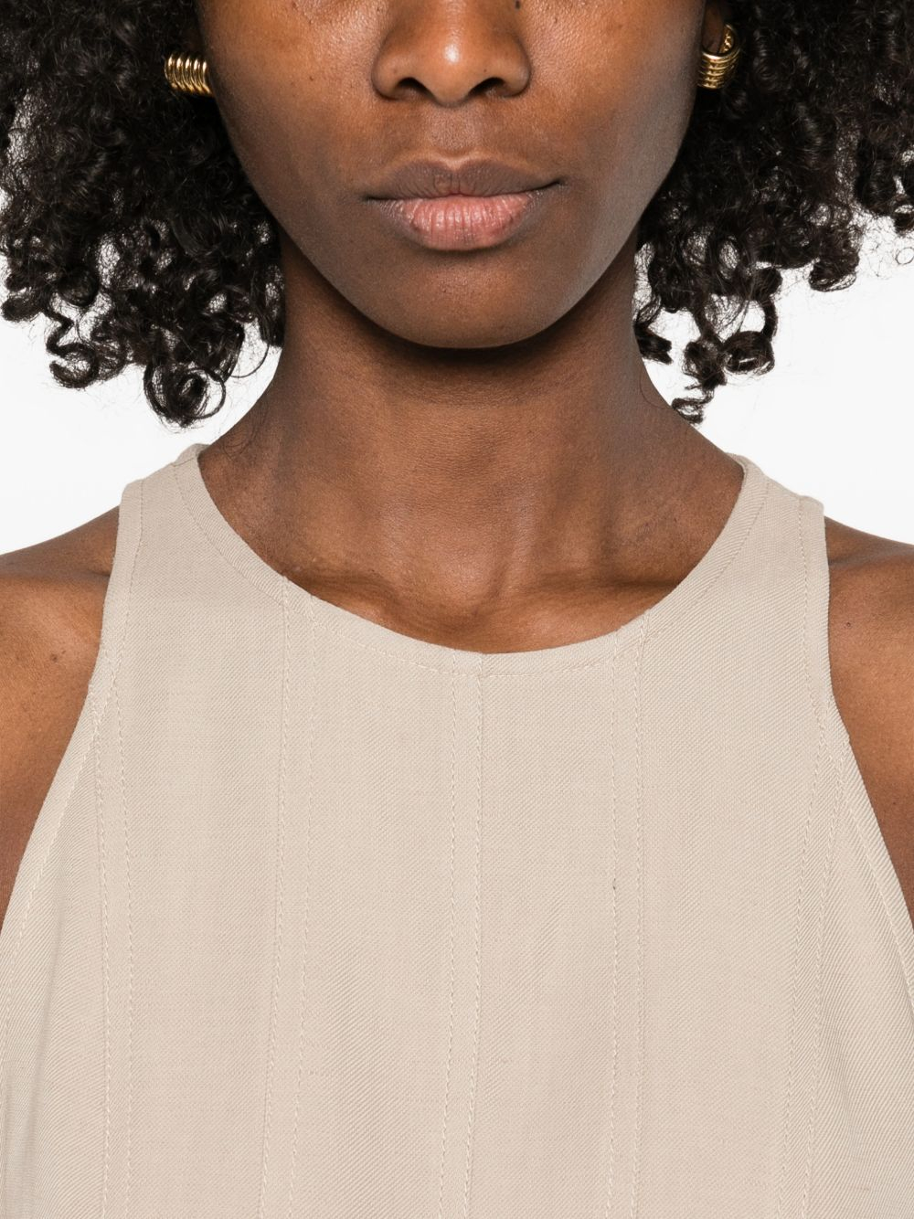 [Brunello Cucinelli] Sleeveless dress SS26 MH126A5171C9195