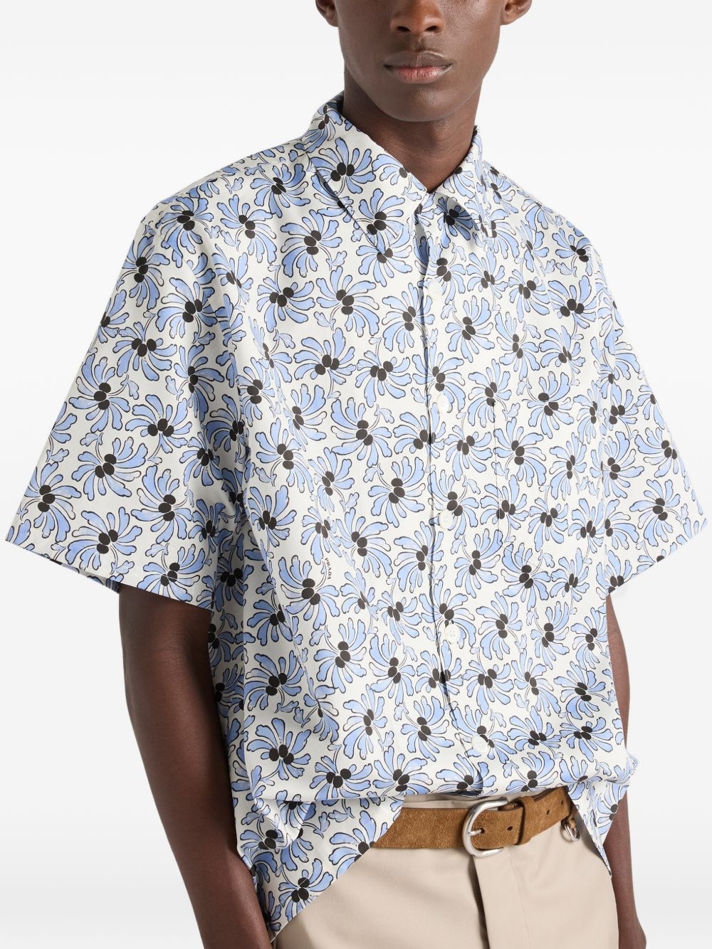 [Prada] Shirts Short Sleeve SS26 UCS41419GUF0EL0