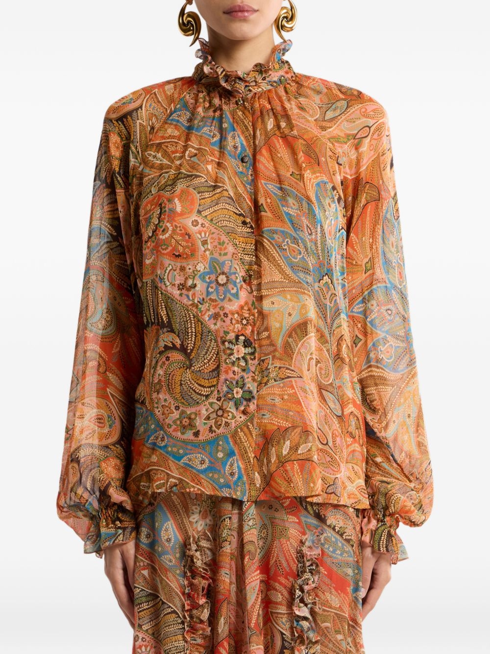 [Etro] Shirts Long Sleeve SS26 WRIA0109AKI48X0863