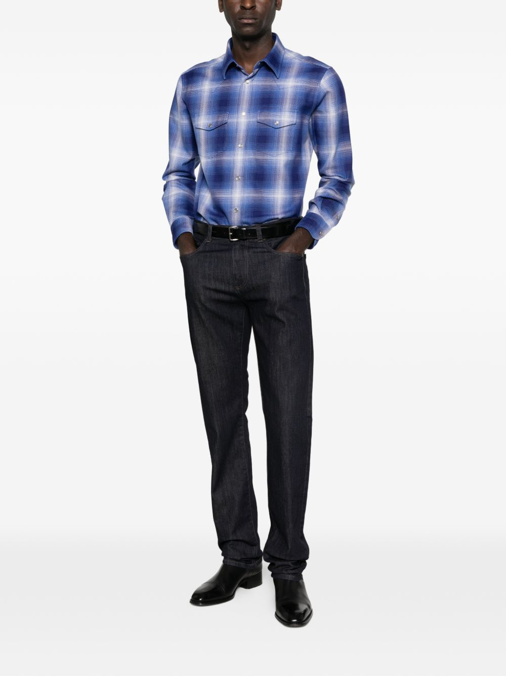 [Tom Ford] Shirts Long Sleeve SS26 HDS001FMC305UUC