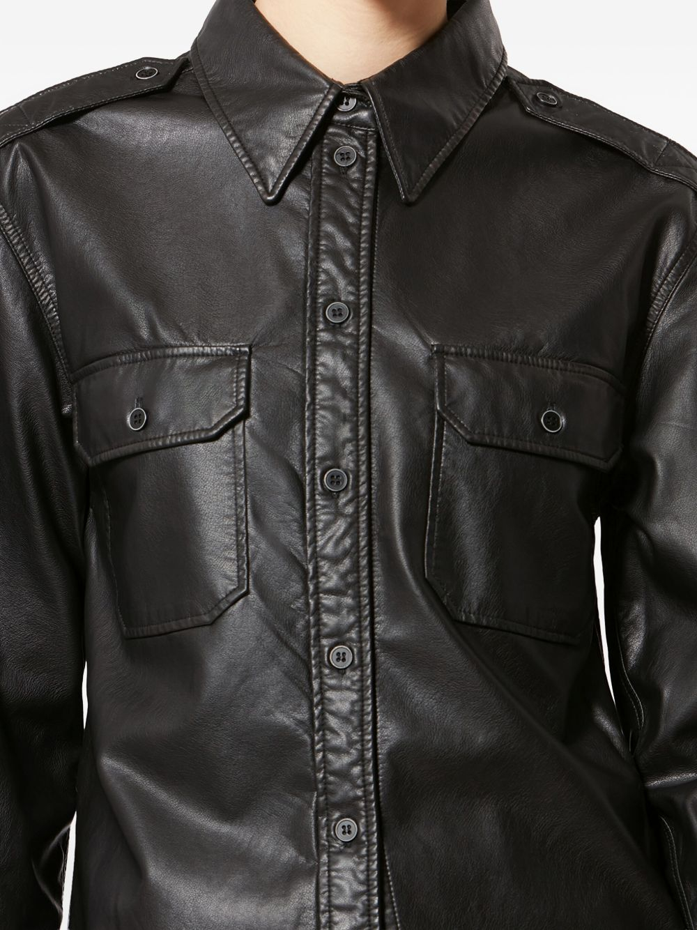 [Marant Etoile] Shirts Long Sleeve SS26 CH0279FA-D1B03E01BK