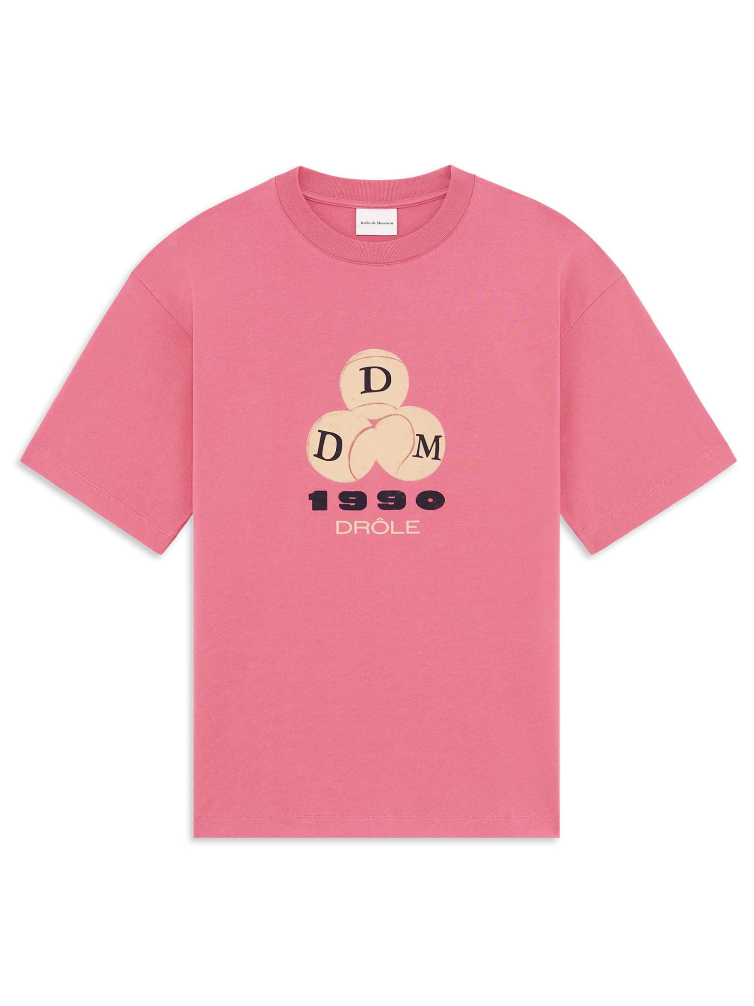 [DROLE DE MONSIEUR] T-shirts Short Sleeve FW26 LTS328CO248BLP