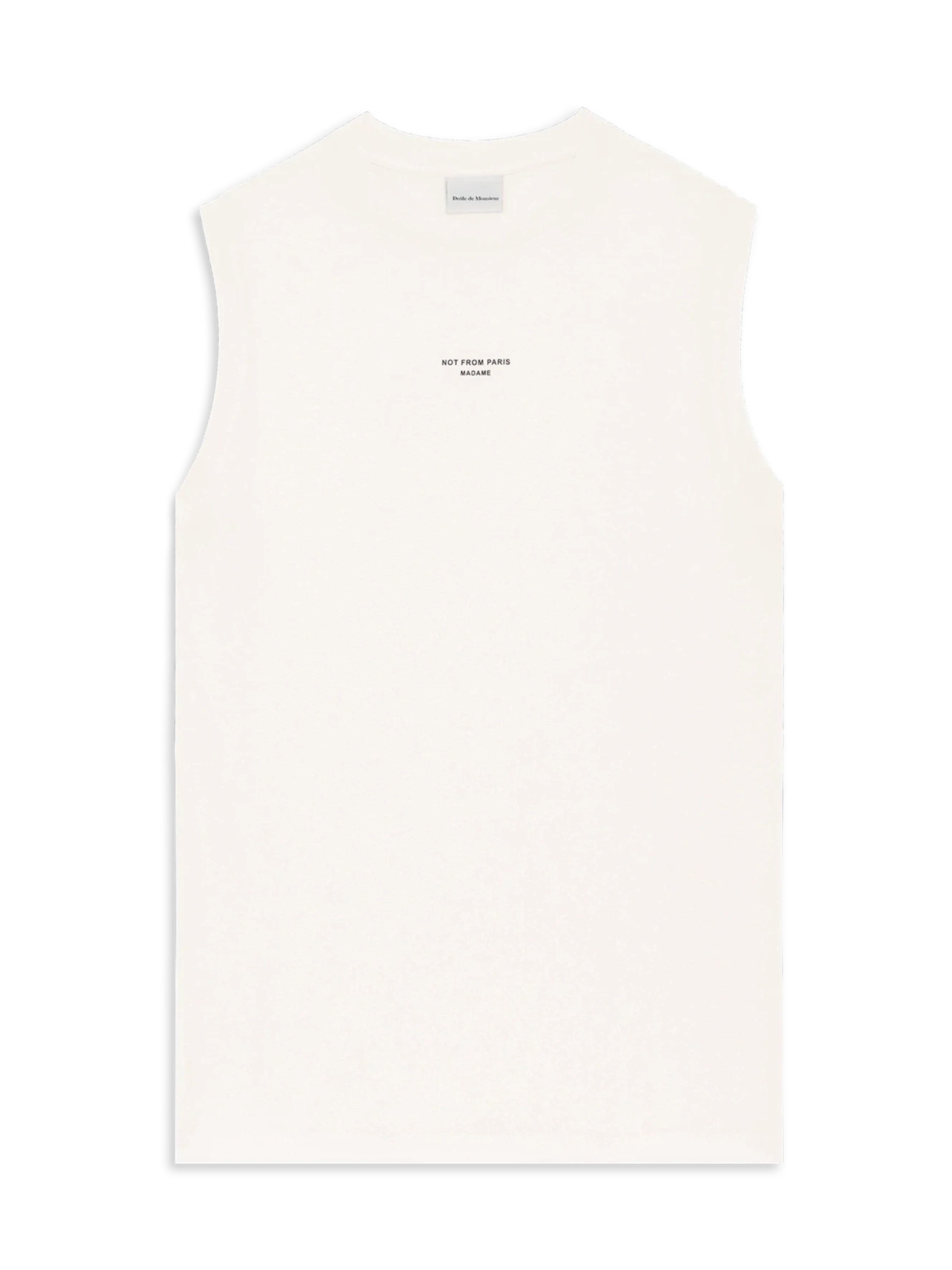 [DROLE DE MONSIEUR] T-shirts Sleeveless FW26 PERMTS338CO311OW