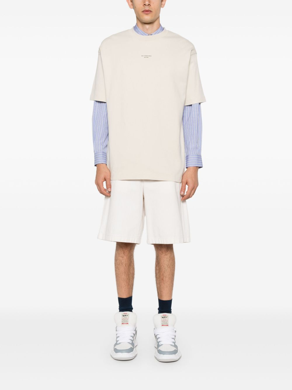 [DROLE DE MONSIEUR] T-shirts Short Sleeve FW26 PERMTS202CO002MT