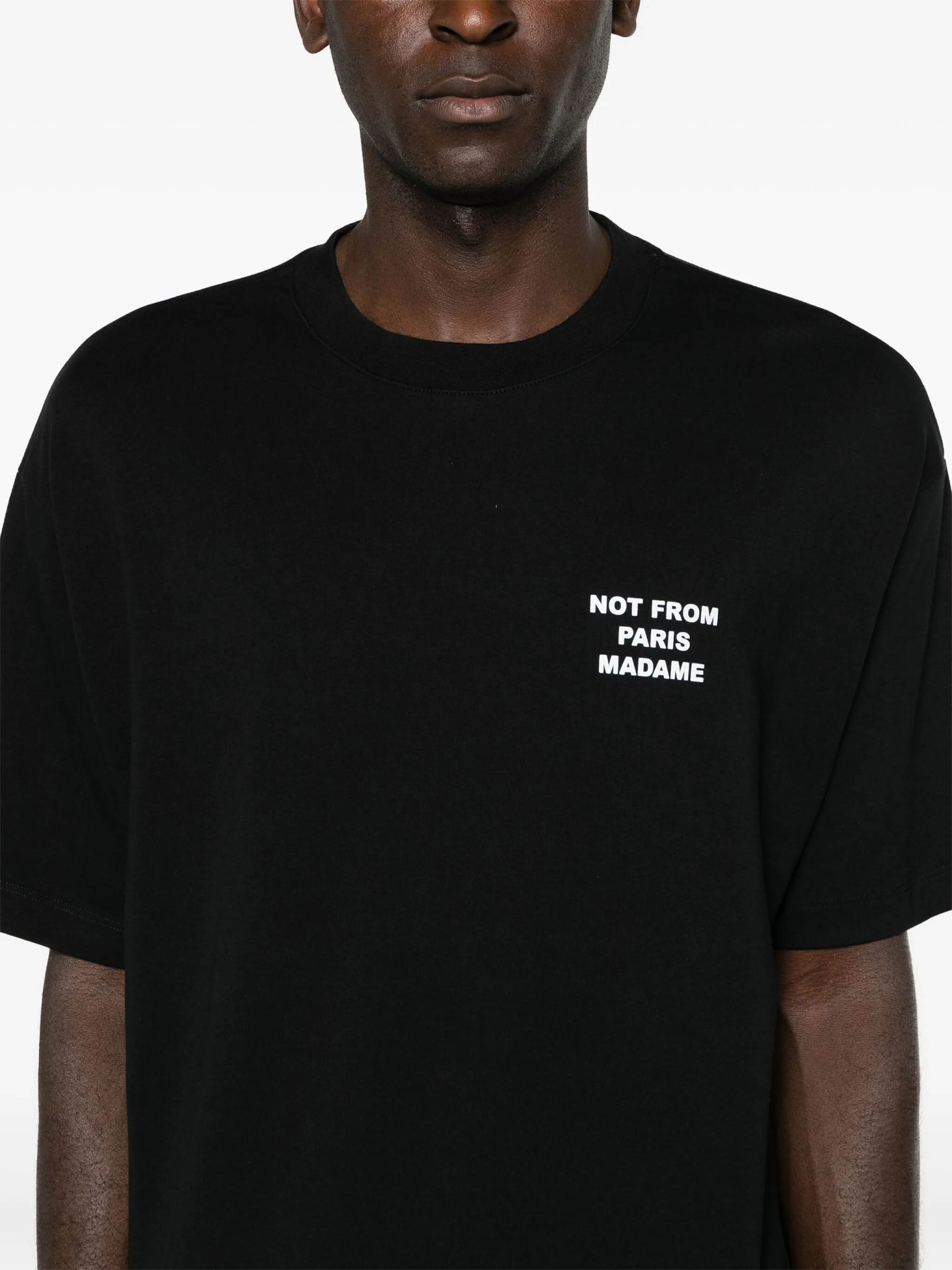 [DROLE DE MONSIEUR] T-shirts Short Sleeve FW26 PERMTS203CO002BL