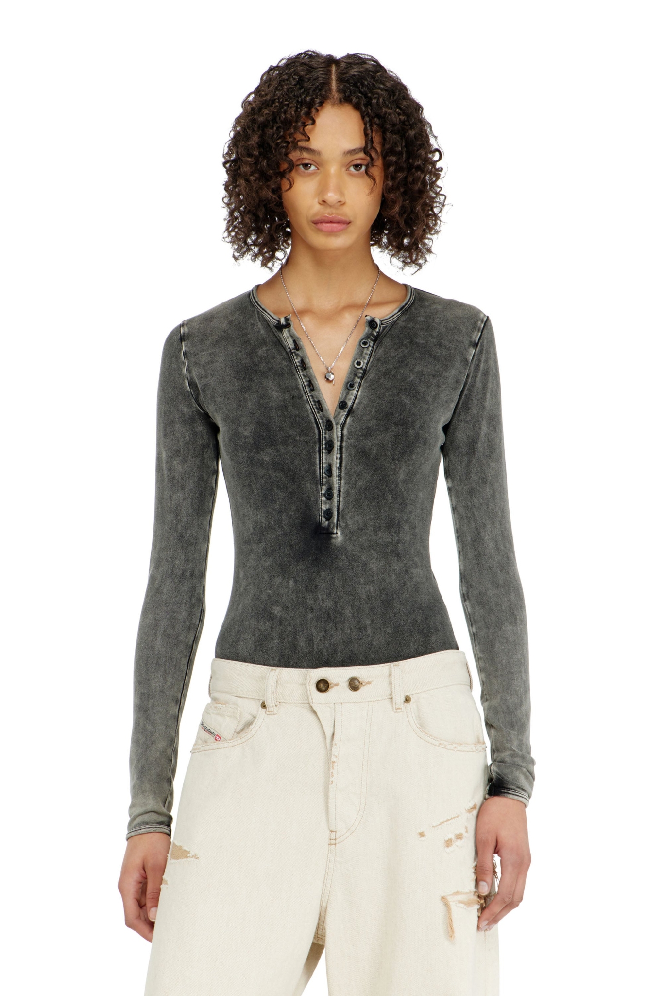 [Diesel] T-shirts Long Sleeve FW26 A232290SHAN900A