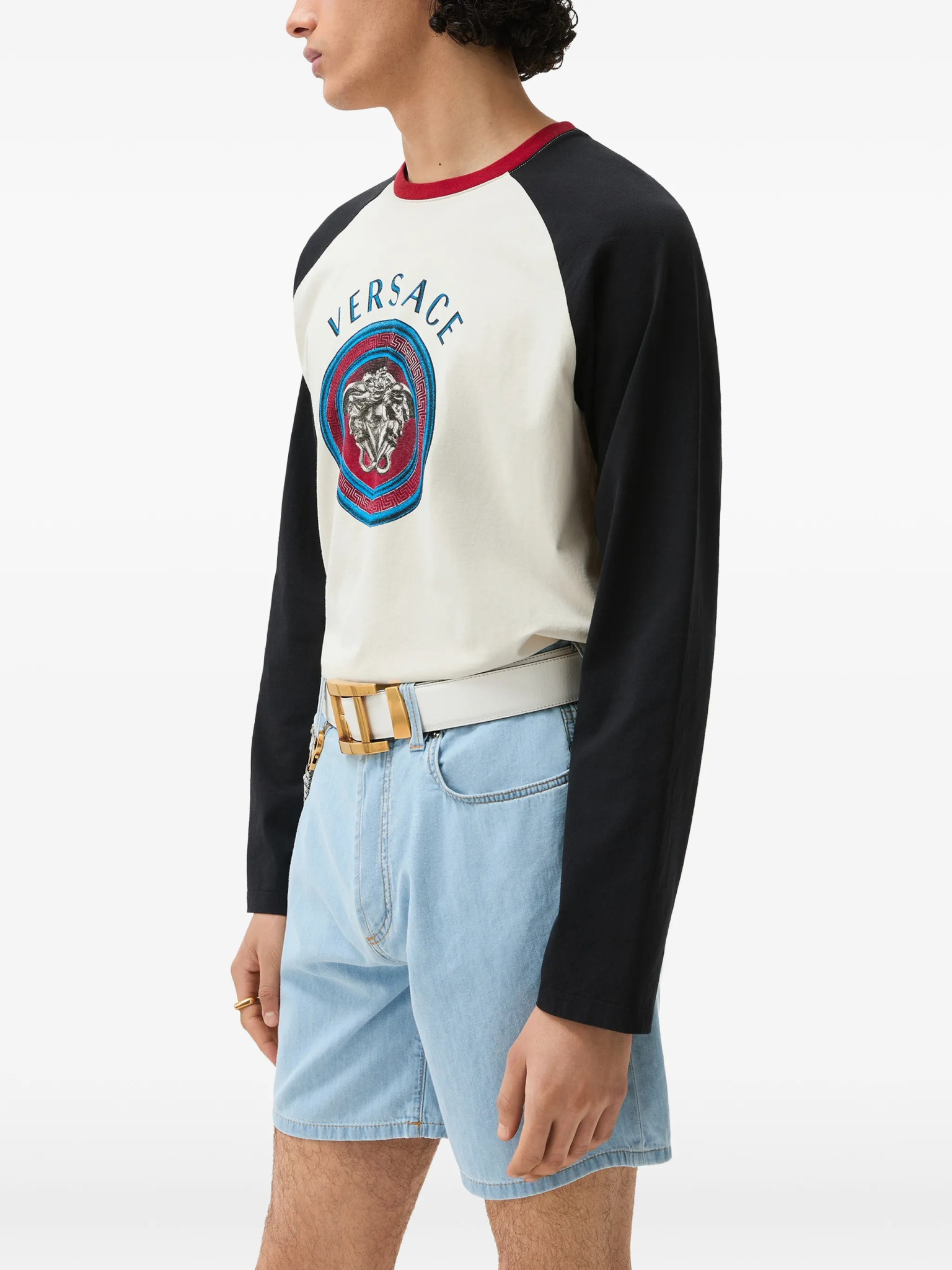 [Versace] T-shirts Long Sleeve FW26 10255961A185022W0K0