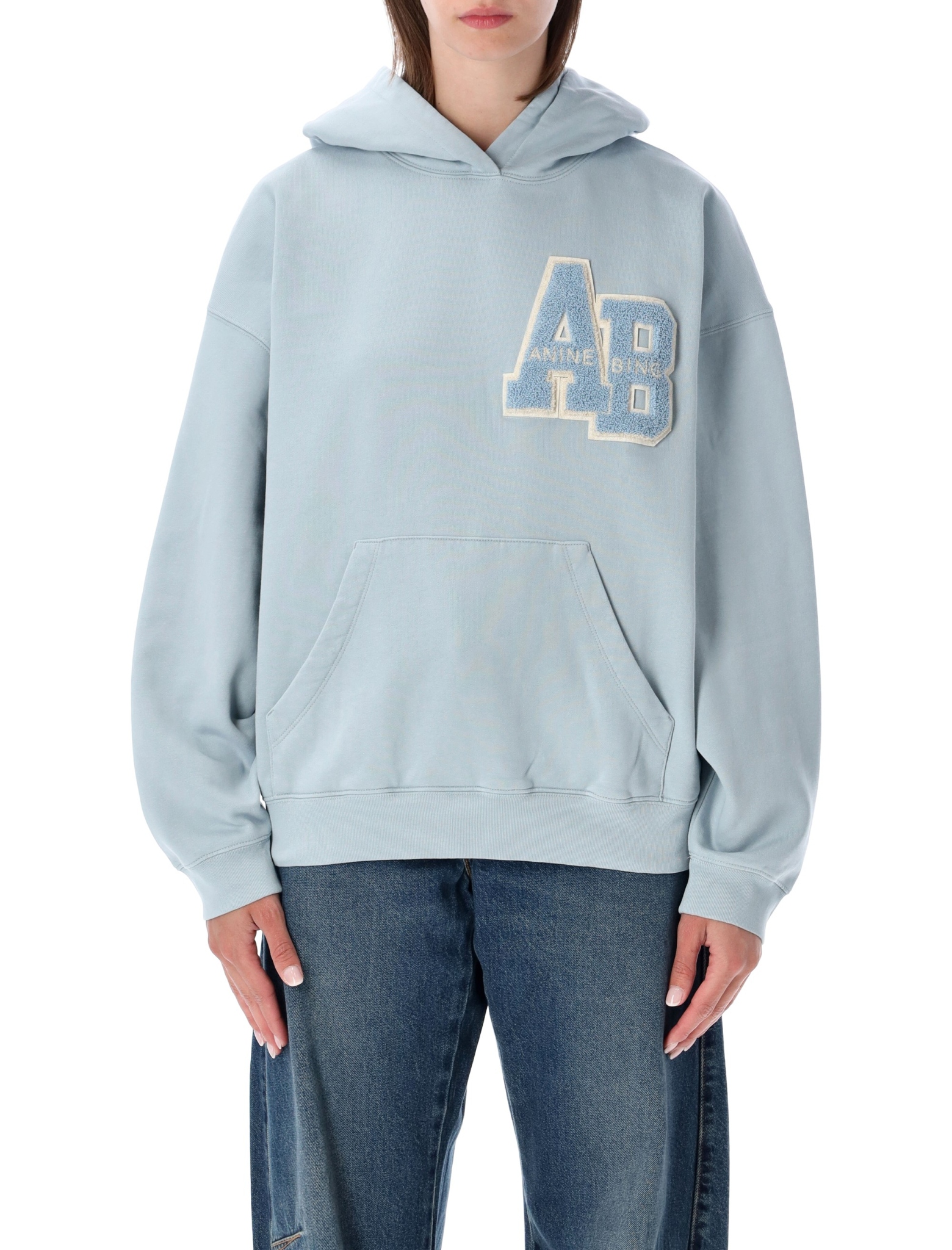 [Anine Bing] Hoodie FW26 A0812313BEL3WASHED LIG