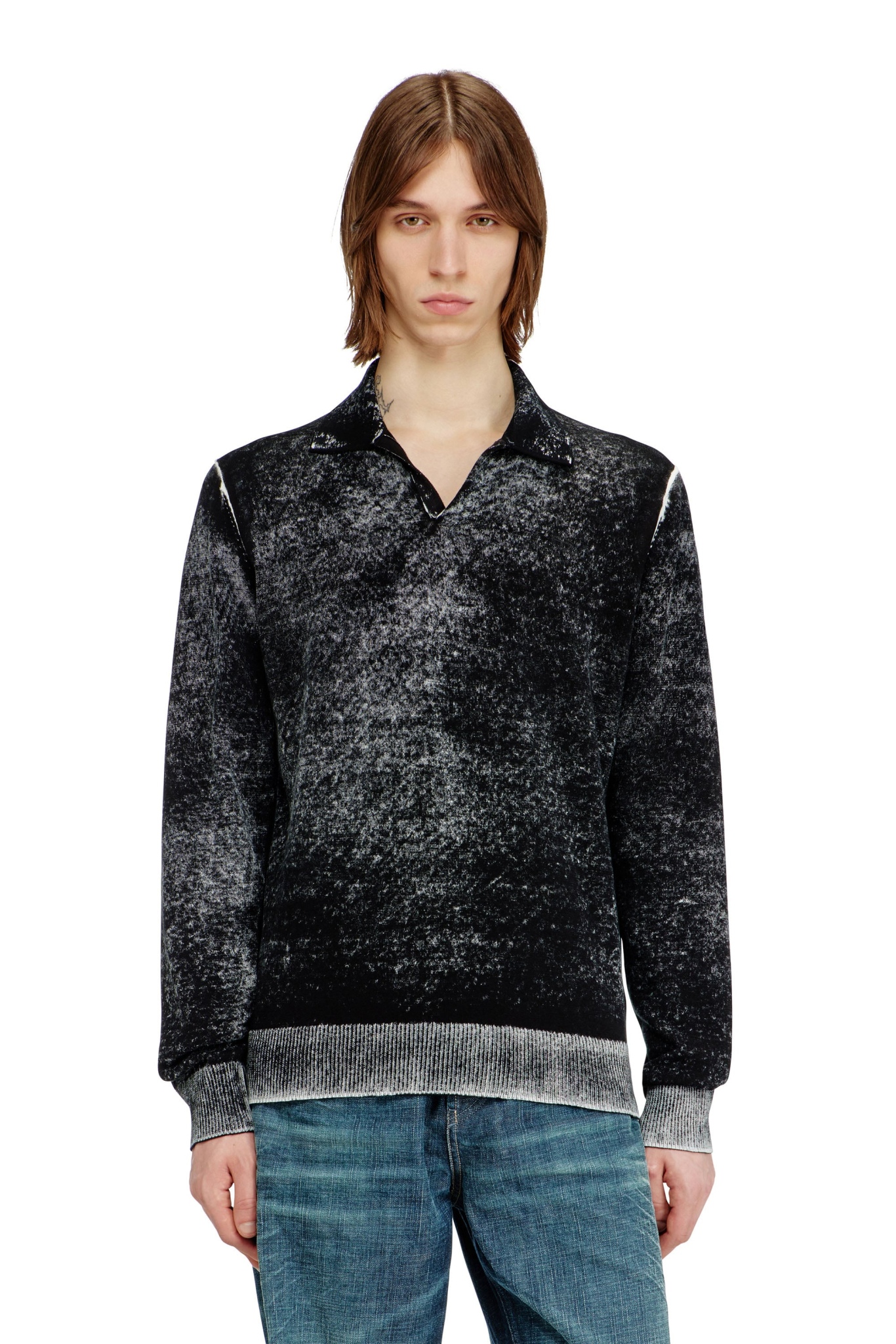 [Diesel] T-shirts Long Sleeve FW26 A217500BKCB9XX