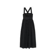 [MATTEAU] Sleeveless dress SS26 CBMDR-PLBLK