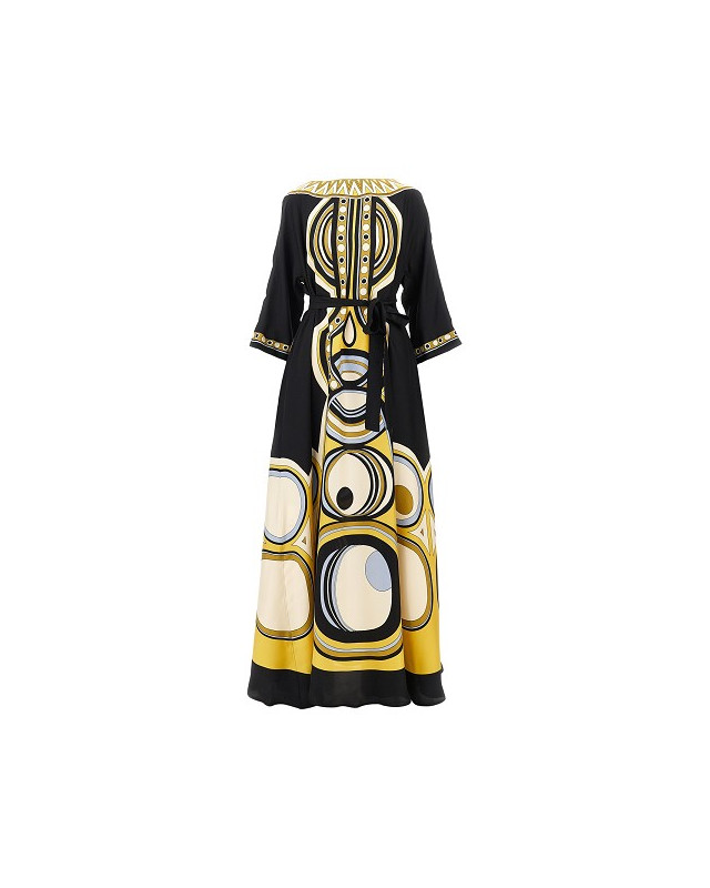 [La Double J] Long sleeve dress FW26 DRE0574SIL026SAC02BL01-BL01